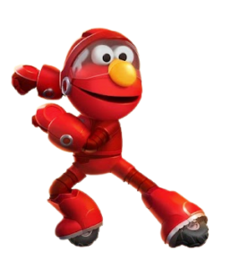 Mecha Builders Elmo on Rollerskates