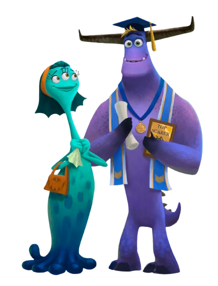 Monsters at Work – Graduation – PNG Image