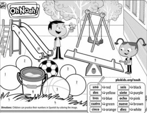 Oh Noah! – Playground – Colouring Page