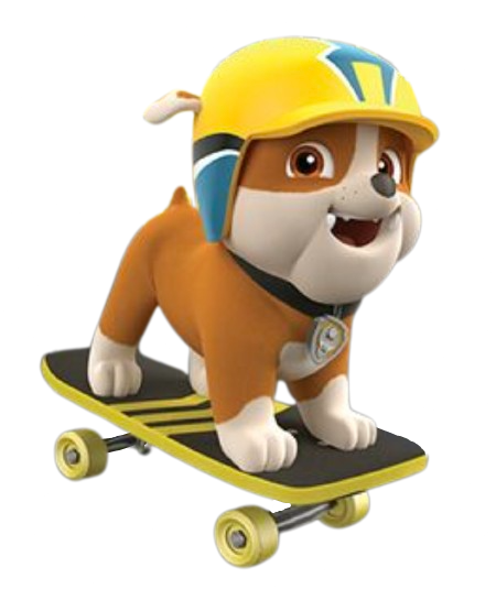 Rubble & Crew – Skateboarding – PNG Image