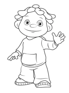 Sid the Science Kid – Hello Sid – Colouring Page