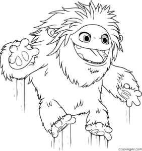 Abominable – Everest – Colouring Page