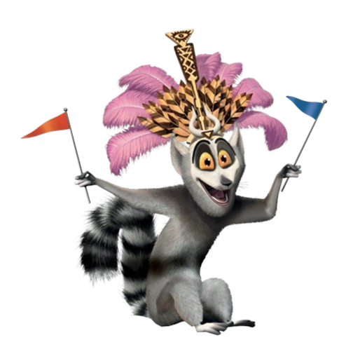 All Hail King Julien – Party Time – PNG Image