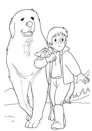 Belle and Sebastian – Best Friends – Colouring Page