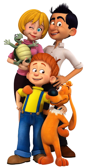 Boule & Bill – Family – PNG Image
