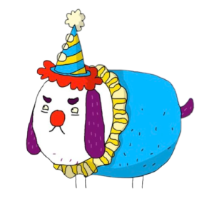 Circle Square Clown Duster