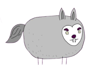 Circle Square Wolf