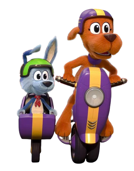 Go Dog Go! – Scooter Ride – PNG Image