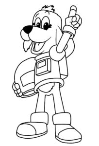 Go Dog Go! – Tag – Colouring Page