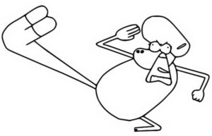 Karate Sheep – Wanda – Colouring Page