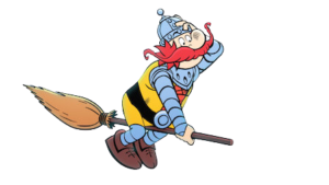 Kayko & Kokosh Mirmil on Broomstick