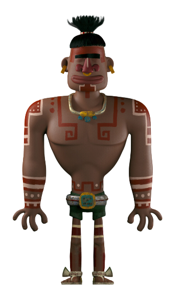 Maya and the Three – Fierce Warrior – PNG Image