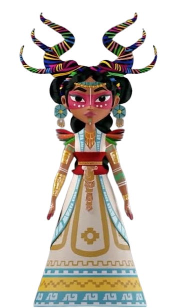 Maya and the Three – Queen Teca – PNG Image