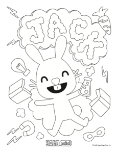 Sago Mini Friends – Jack – Colouring Page