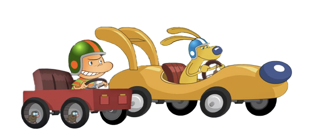 Tony & Alberto – Race Cars – PNG Image