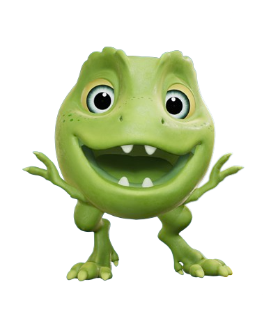 Vegesaurs – Minty – PNG Image