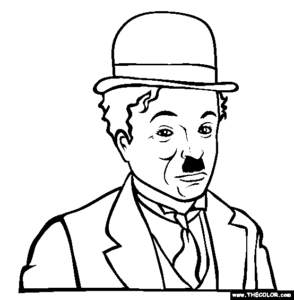 Chaplin & Co. – Charlie – Colouring Page