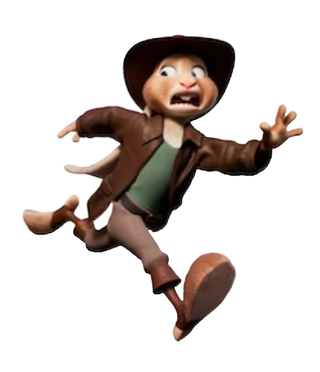 Chickenhare – Running – PNG Image