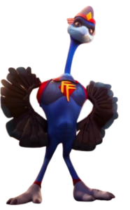 Combat Wombat Flightless Feather