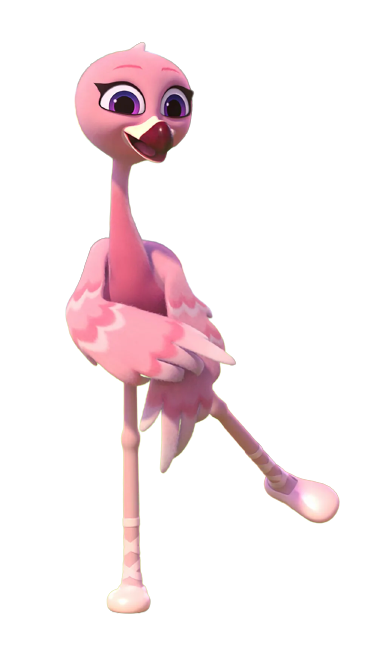 Do Re & Mi – Flora Flamingo – PNG Image