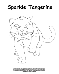 George Shrinks – Sparkle Tangerine – Colouring Page