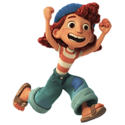 Luca – Happy Giulia – PNG Image