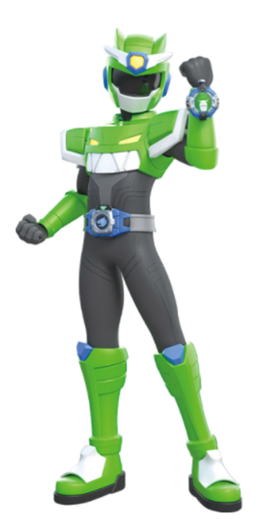 Miniforce – Green Miniforce Agent – PNG Image