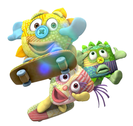 Patch Pillows – Skating Fun – PNG Image