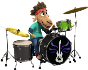Rock Dog Germur on the Drums