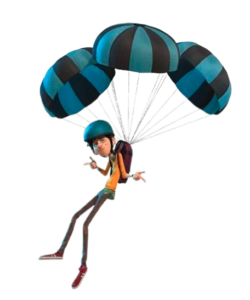 Spies in Disguise Walter with Parachutes