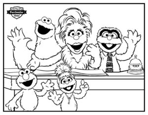 The Furchester Hotel – Team – Colouring Page