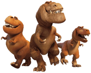 The Good Dinosaur T Rex Trio