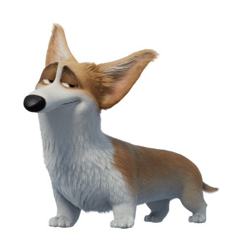The Queen’s Corgi – Charlie – PNG Image