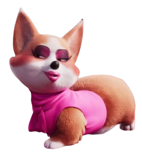 The Queen’s Corgi – Mitzi – PNG Image