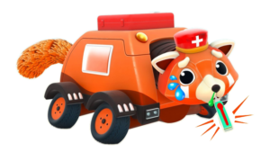AnimaCars Red Panda Ambulance