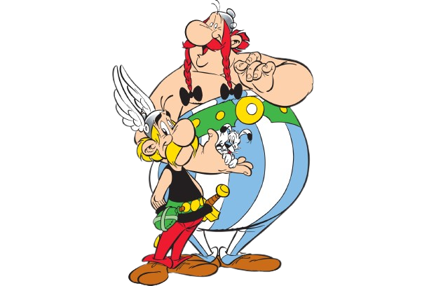 Asterix & Obelisk – Duo – PNG Image