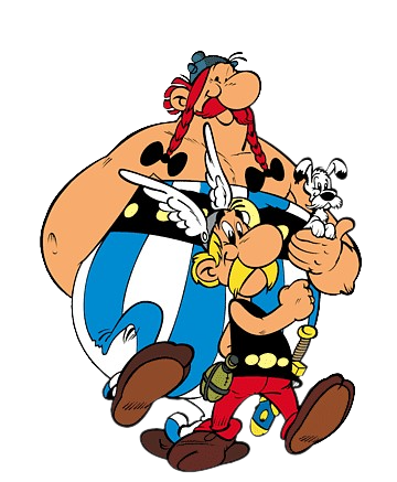 Asterix & Obelisk – Trio – PNG Image
