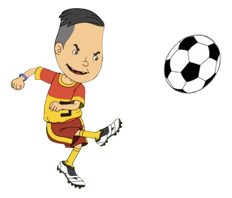 Bola Kampung – Iwan Star Player – PNG Image