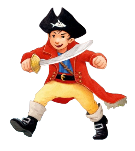 Capt’n Sharky – Brave Sharky – PNG Image
