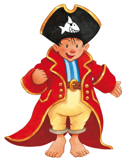 Capt’n Sharky – Strong Sharky – PNG Image
