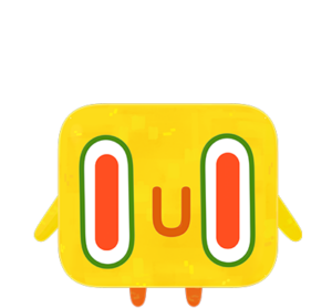 Cutie Cubies Yellow Alien Shape