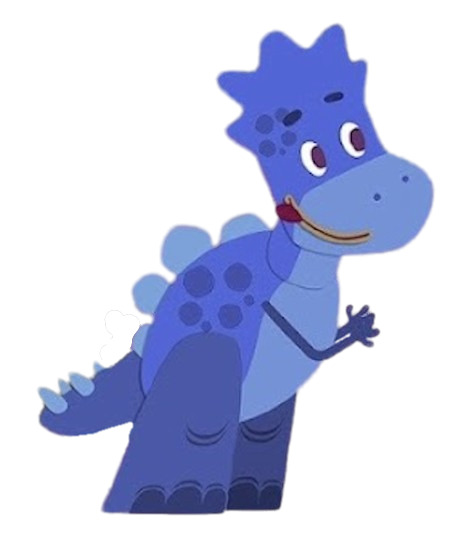 Dino & the Egg Hunt – Blue Dino – PNG Image