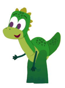 Dino & the Egg Hunt Meet Green Dino