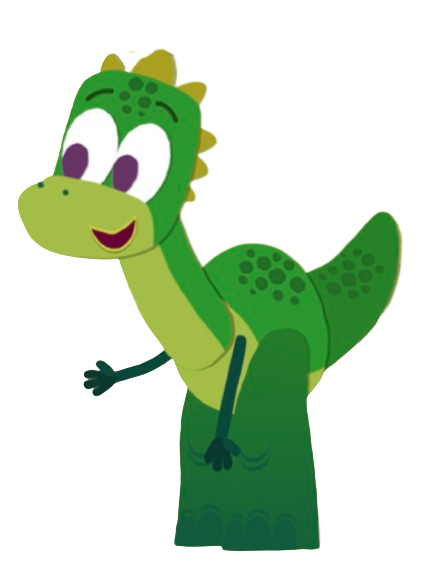 Dino & the Egg Hunt – Meet Green Dino – PNG Image