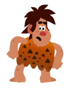 Dino & the Egg Hunt Worried Caveman