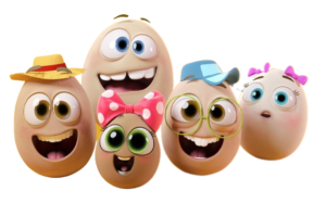 Eggy Pops Egg Family