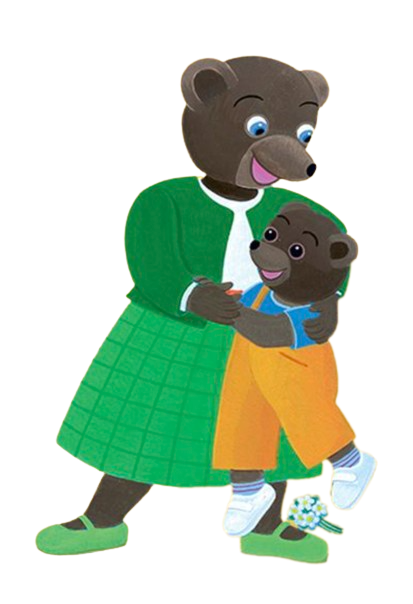 Petit Ours Brun – Bear with Mummy – PNG Image