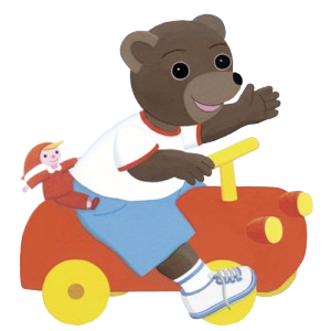 Petit Ours Brun – Toy Car – PNG Image
