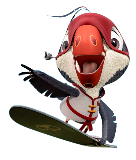 Puffins – Active Puffin – PNG Image