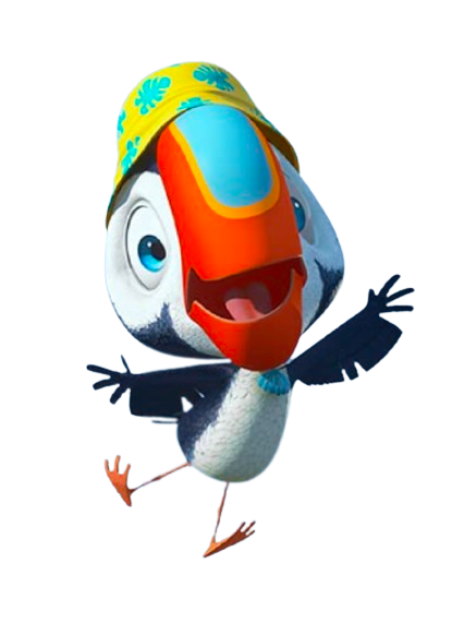 Puffins – Happy Puffin – PNG Image